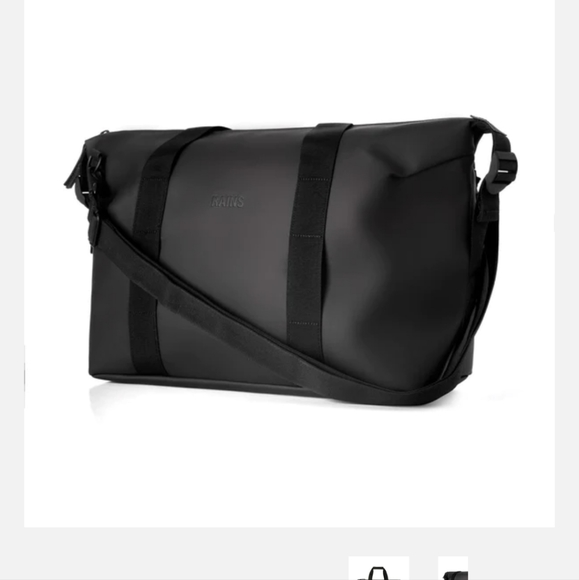 Rains Bags Rains Waterproof Weekend Bag Nwts Black Poshmark